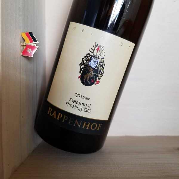 (By Request) 2012 Rappenhof Niersteiner Pettenthal Riesling Grosses Gewachs Rheinhessen JR15.5 | 1erste