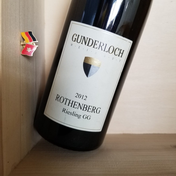 (By Request) 2012 Gunderloch Nackenheimer Rothenberg Riesling Grosses Gewachs Rheinhessen JR17 | 1erste