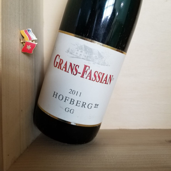(By Request) 2011 Grans Fassian Dhroner Hofberg Riesling Grosses Gewachs Mosel JR17 | 1erste