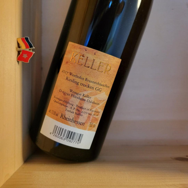 2017 Keller Westhofener Brunnenhauschen Abts Erde Riesling Grosses Gewachs Rheinhessen JR18 | 1erste