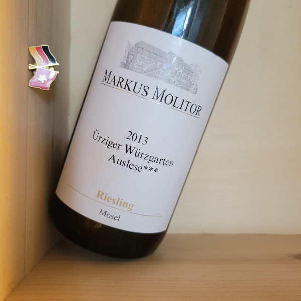 2013 Markus Molitor Urziger Wurzgarten Riesling Auslese *** Suss Mosel 100分 | 1erste