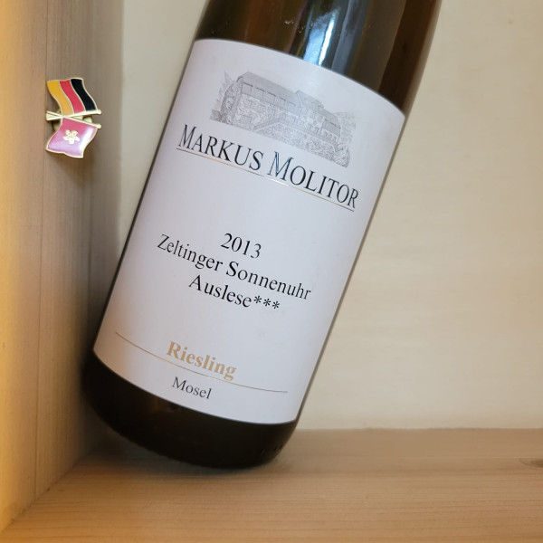 2013 Markus Molitor Zeltinger Sonnenuhr Riesling Auslese *** Suss Mosel 100分 | 1erste