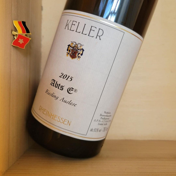 2015 Keller Westhofener Brunnenhauschen Abts Erde Riesling Auslese GoldKapsel Rheinhessen JR18.5++ | 1erste
