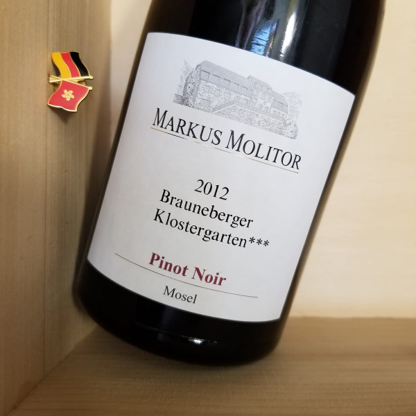 2012 Markus Molitor Brauneberger Klostergarten *** Pinot Noir Trocken Mosel 96分 | 1erste