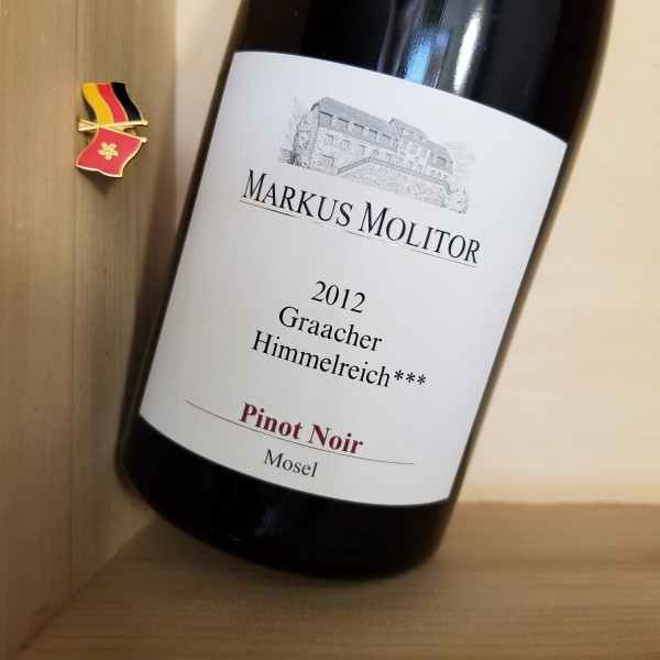 2012 Markus Molitor Graacher Himmelreich *** Pinot Noir Trocken Mosel Germany RP96+ | 1erste