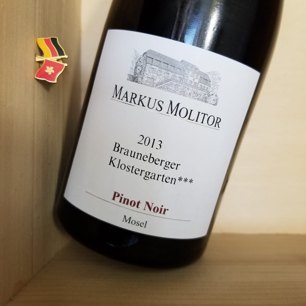2013 Markus Molitor Brauneberger Klostergarten *** Pinot Noir Trocken Mosel 95分 | 1erste