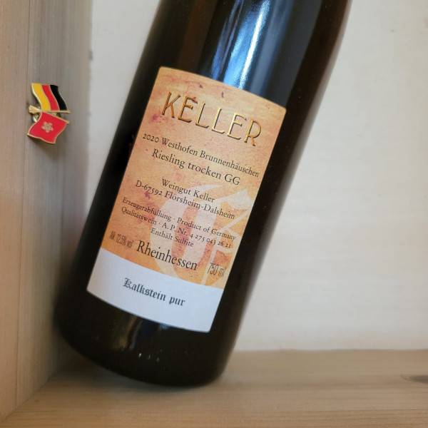 2020 Keller Westhofener Brunnenhauschen Abts Erde Riesling Grosses Gewachs Rheinhessen JR19 | 1erste