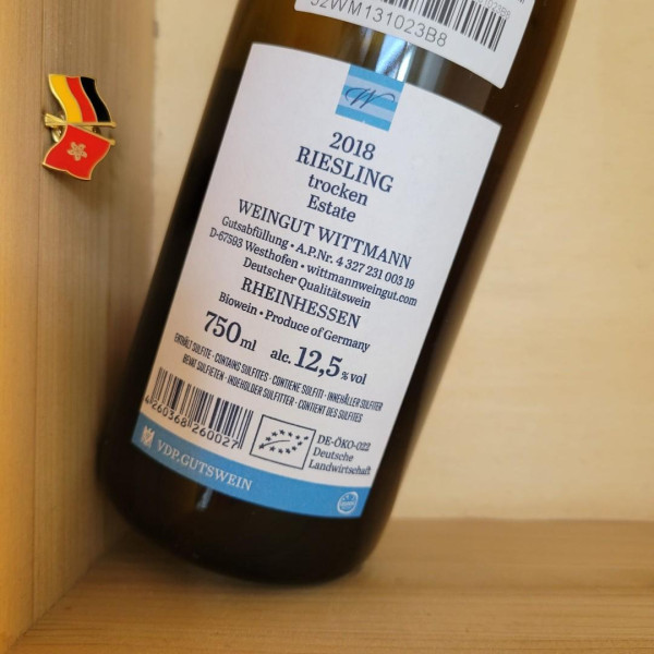 2018 Wittmann Riesling Trocken Rheinhessen JR16 | 1erste