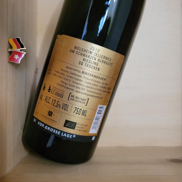 2019 Battenfeld Spanier Molsheimer Zellerweg AM Schwarzen Herrgott Riesling Grosses Gewachs Rheinhessen JR17 | 1erste