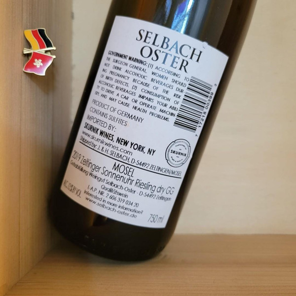 (VIP ONLY) 2019 Selbach Oster Zeltinger Sonnenuhr Riesling Grosses Gewachs Mosel JR18 | 1erste