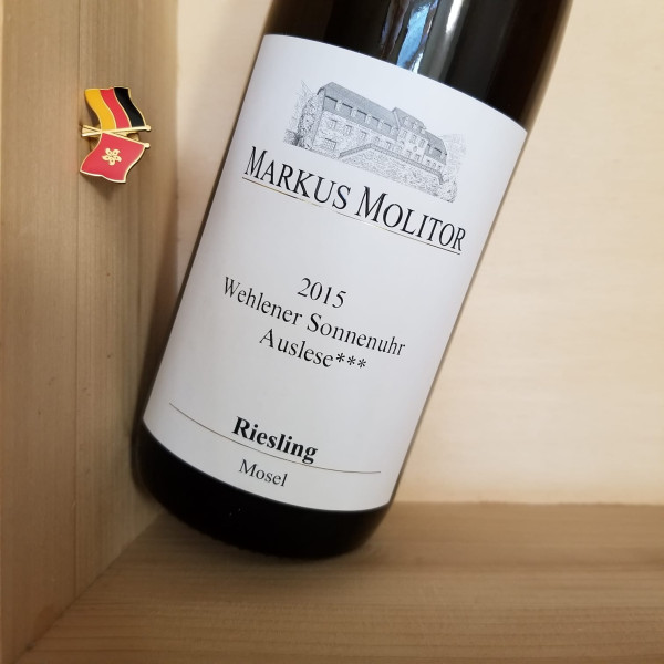(By Request) 2015 Markus Molitor Wehlener Sonnenuhr Riesling Auslese *** Trocken Mosel JR18.5 | 1erste