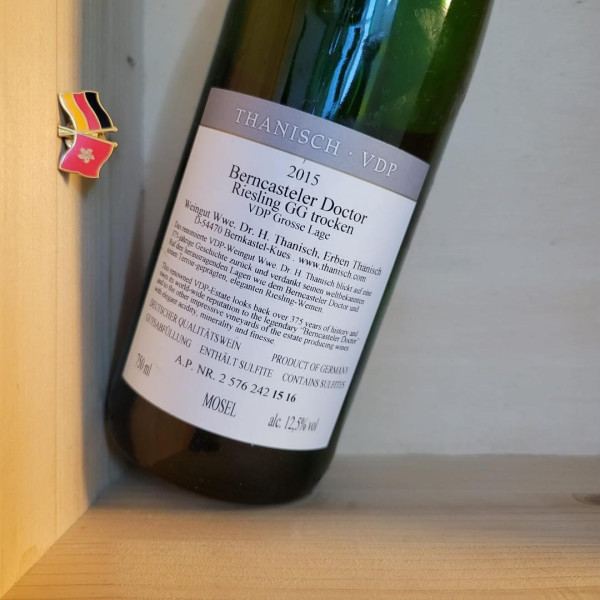 (By Request) 2015 Dr H Thanisch Erben Thanisch Berncasteler Doctor Riesling Grosses Gewachs Mosel 18.5 | 1erste