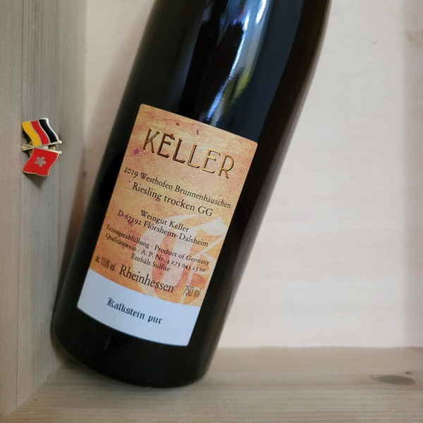2019 Keller Westhofener Brunnenhauschen Abts Erde Riesling Grosses Gewachs Rheinhessen RP99 / JR19 | 1erste