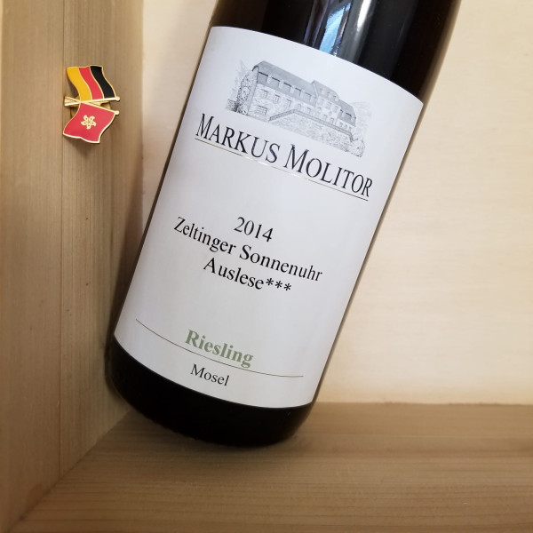 2014 Markus Molitor Zeltinger Sonnenuhr Riesling Auslese *** Feinherb Mosel RP96 | 1erste