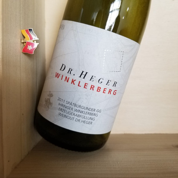 (By Request) 2011 Dr Heger Ihringer Winklerberg Spatburgunder Grosses Gewachs Baden Germany | 1erste